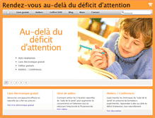 Tablet Screenshot of deficit-attention.com